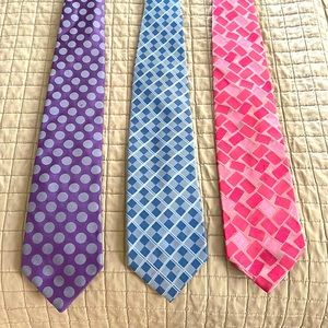Set of three men’s ties